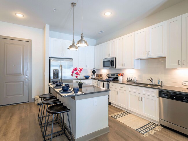 2BR-2BA Modern Kitchen - Avalon at James Island Apartments