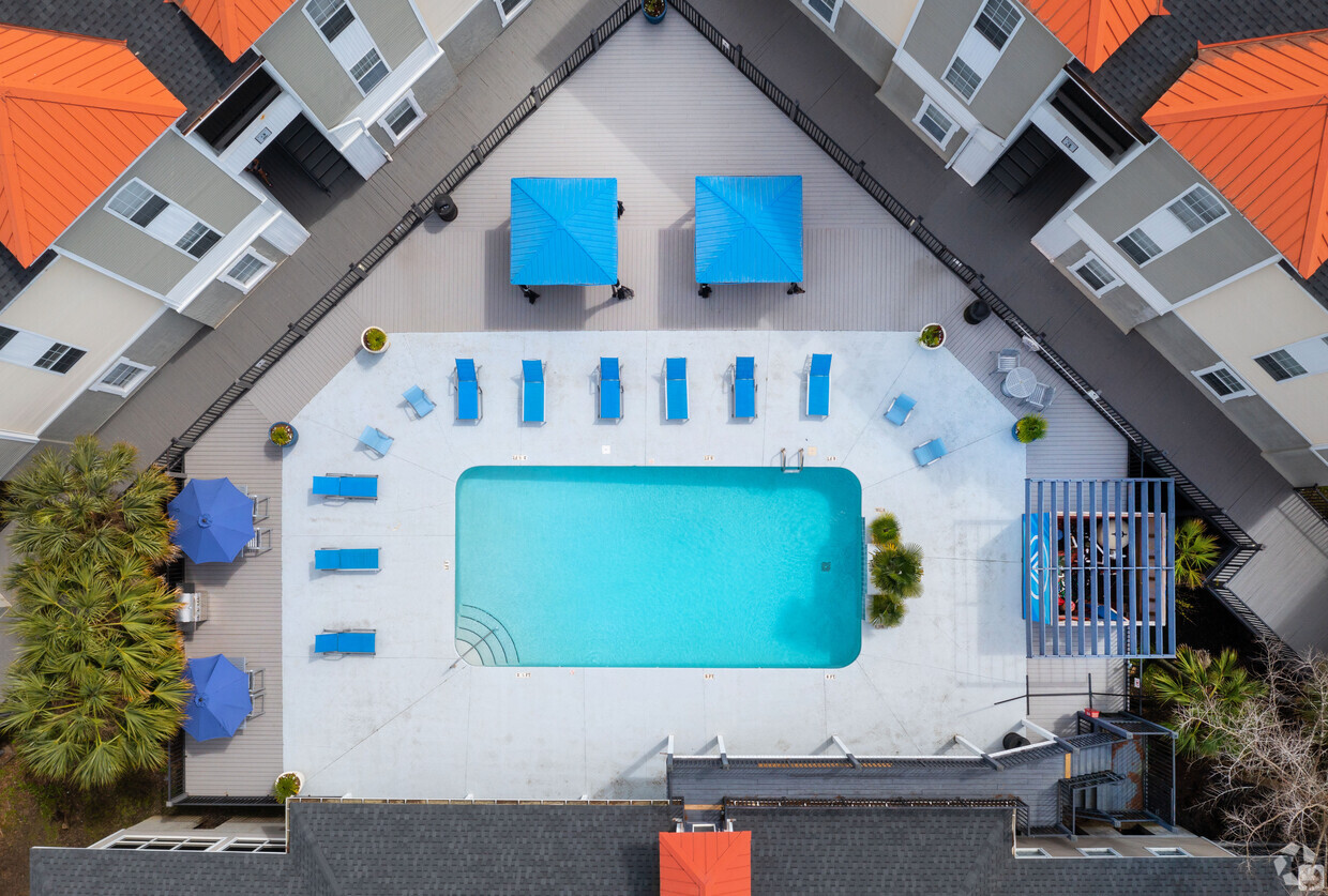 Pool View - The Venetian Student Living