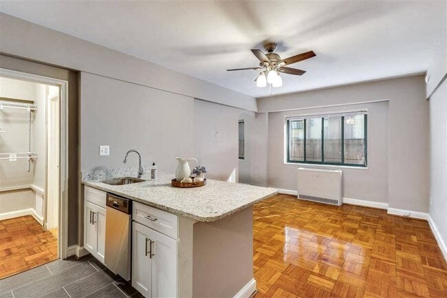 Updated kitchen and living area