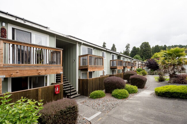 View of exterior units