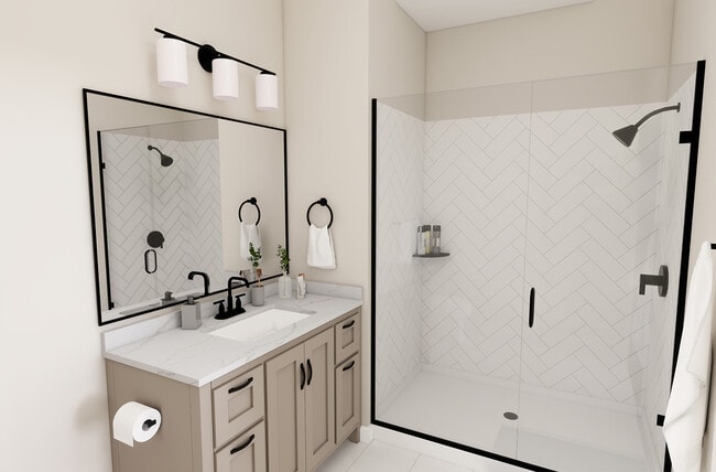 The Electric Building - 1B1B Style 1D Bathroom - The Electric Building