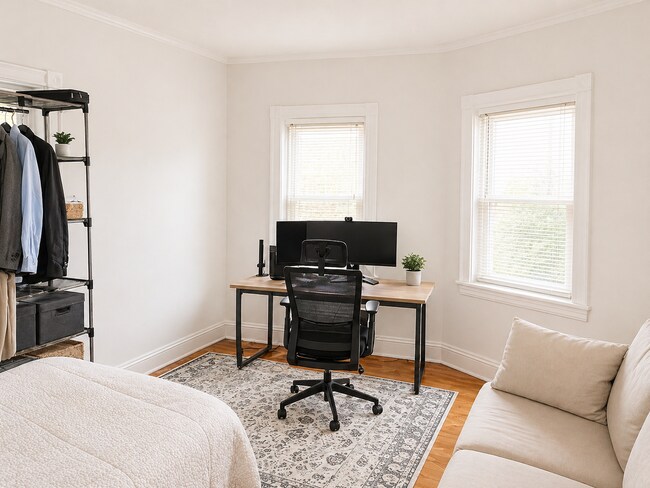 Photo - Sunlit Top-Floor Retreat: Charming 3-Bedroom in Coolidge Corner with Deck & Pet-Friendly! Laundry...