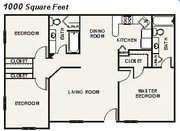 3BR/2BA