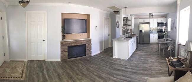 Living room and kitchen - 23 E 6th St