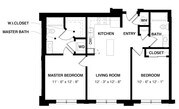 2BR/1BA