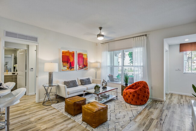 West Phase living and dining areas with hard surface flooring