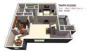 1 BED / 1 BATH