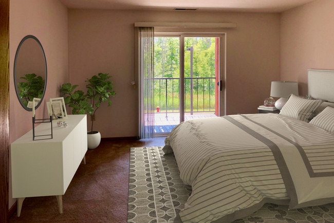 2nd Bedroom *Virtually Staged - Riverwood Estates Apartments