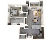1 Bedroom floorplan