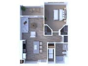 Live Oak_1Bed_1Bath_693 Sq Ft