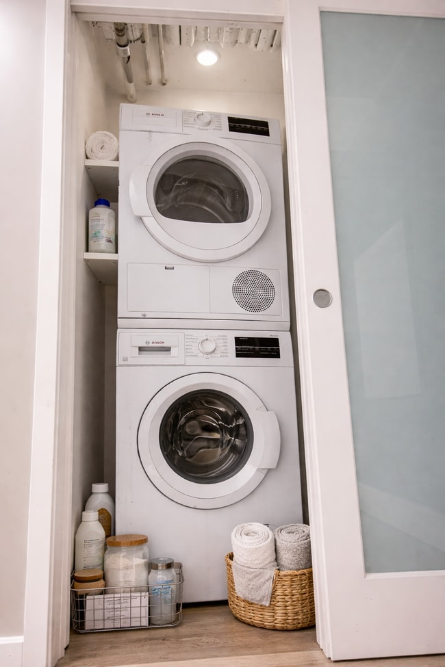Bosch washer and dryer