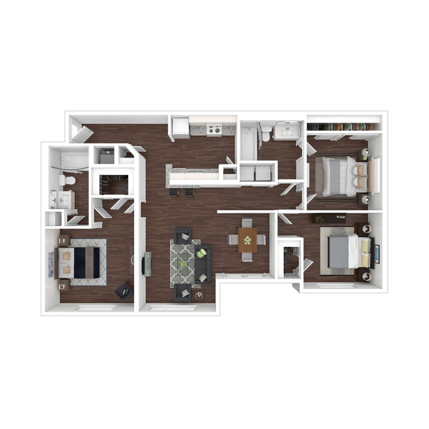 3 Bedroom, 2 Bath - 1146 sq. ft. - 3 Bed 2 Bath