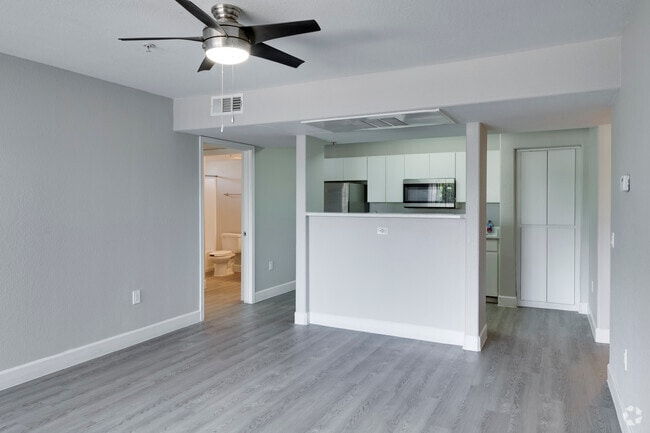 2BR, 2BA - Living and Dining Room