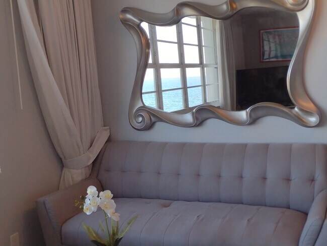 Sofa with ocean view