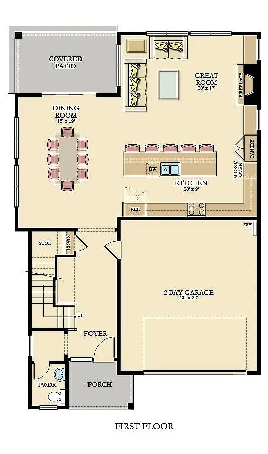 Lower level floor plan. Upgraded to full bathroom - 5140 SE 81st Ave