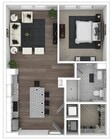 The Gallant, 1/1, 733 SF