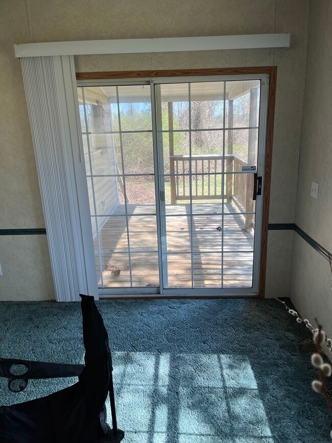 Doors from den to back deck - 2301 Wildcat Creek Rd