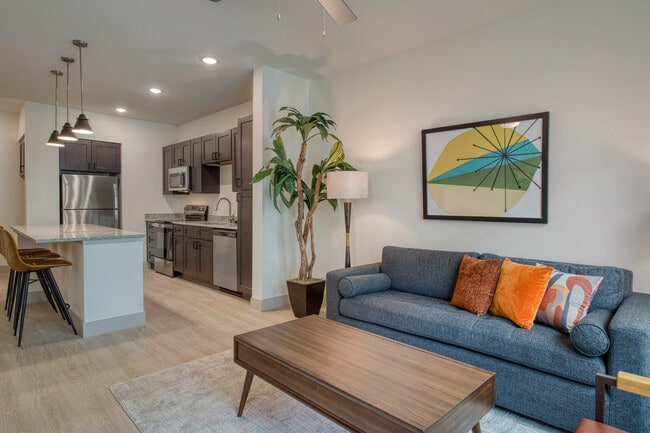 Oakwood Trails - A 62+ Senior Affordable Community in Spring, TX Spacious Living Room Interior