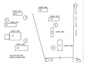 Site Plan - 123 Fox Hollow Ln Apartments