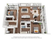 Nova Virgo 2 BR floor plan