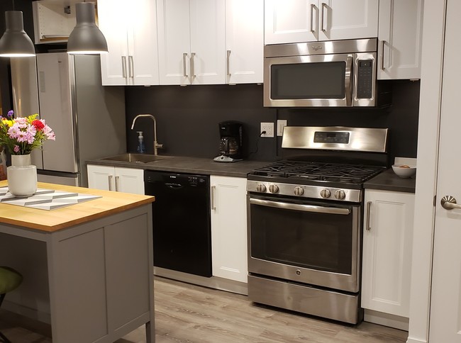 New Kitchen, Fully applianced - 443 E 141st St Apartments