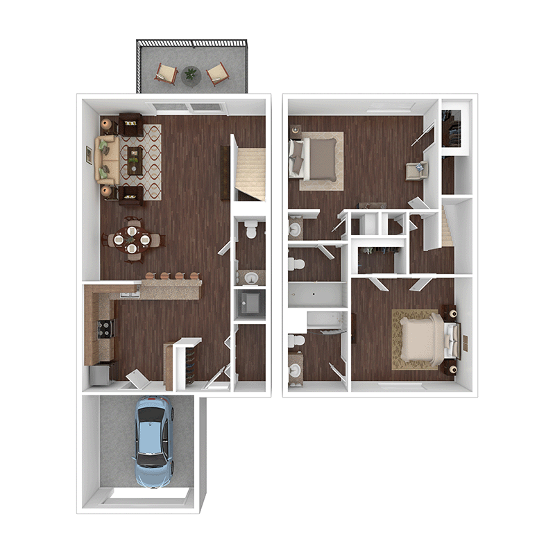 Prv Apt 51GreatTrailSt II-5903566 3DF 2x2.5 - The Summit (Townhome)