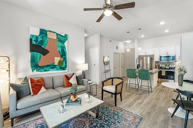 Open Concept Living and Dining Area