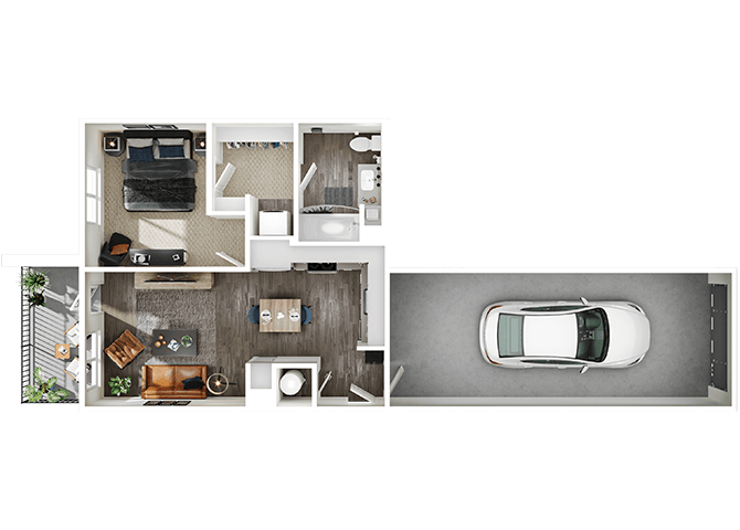 Floor Plan - A1 + Garage