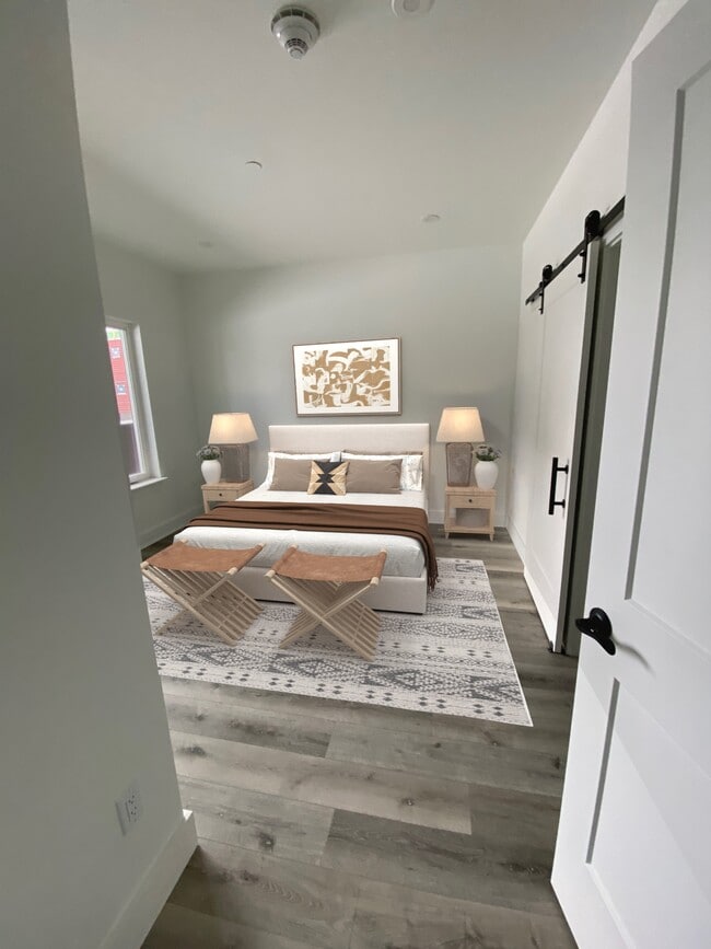 Virtually Staged Bedroom #1 - 1704 W Lincoln St Unit 3B