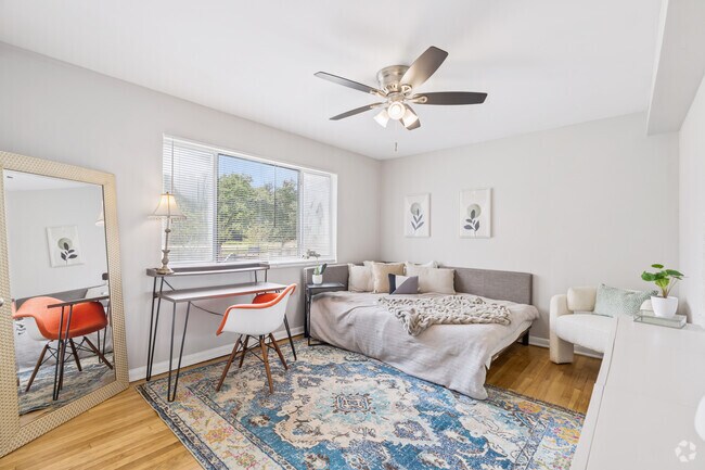 1BR, 1BA - 675SF - Bedroom - Kirkwood Flats