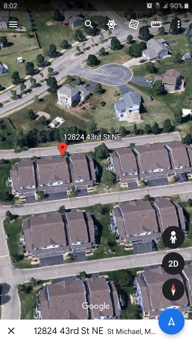SAT VIEW - 12824 43rd St NE Townhome