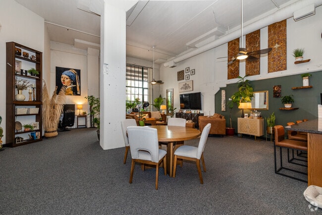 Two Story Loft - 1,800SF Dining Room