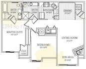 2BR/2BA