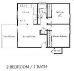 2BR/1BA