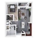The Briarwood 1x1 791 Sq Ft.