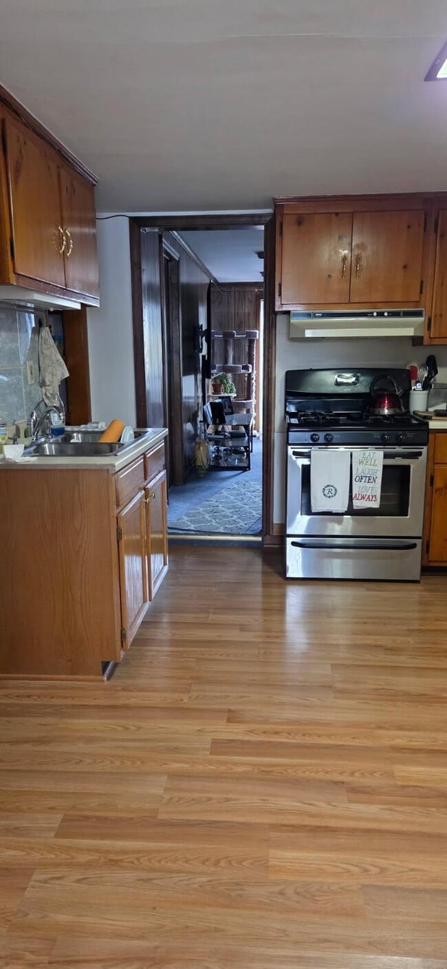 Kitchen, stove and refrig Incld - 103 Warren St Unit 2