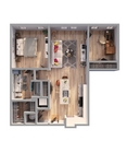 Emerson at Montford Park - A16 Floor Plan