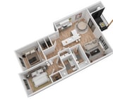 2 Bedroom 2 Bath