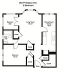 2x1 A Floorplan - Units, 1,2,5,6,7,8,11,12,13,17,18,20