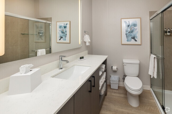 1BR,1BA - 550SF-bathroom