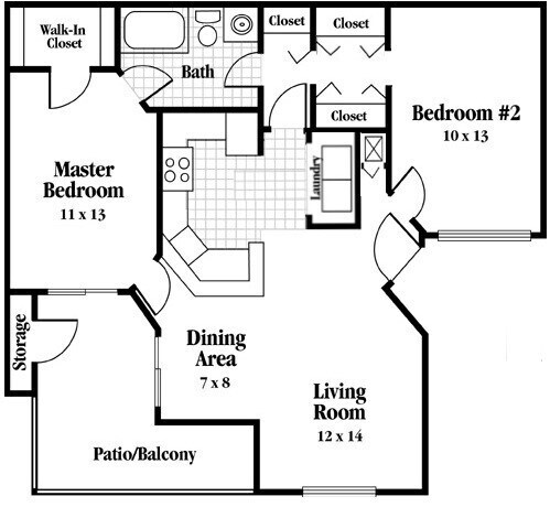 Cypress Cove - 2B1B - Cypress - 850 SF Updated.jpg - Cypress Cove