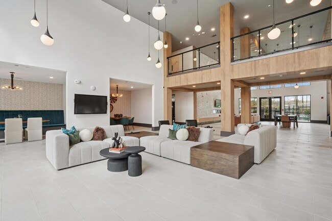 Clubhouse Seating Area - Comfortable resident space for relaxing, working, meeting friends or gathering with neighbors.