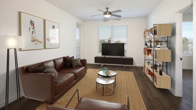 Living Room with Hard Surface Flooring