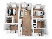 B1.1 | 2x2 | 1,000 sq ft