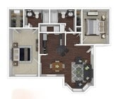 Two Bedroom: B3 - Fully Renovated