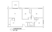 3 Bedroom Layout