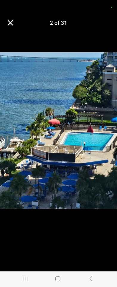 VIEW FROM BEDROOM - 801 Brickell Bay Dr Unit BRICKELL BAYVIEW