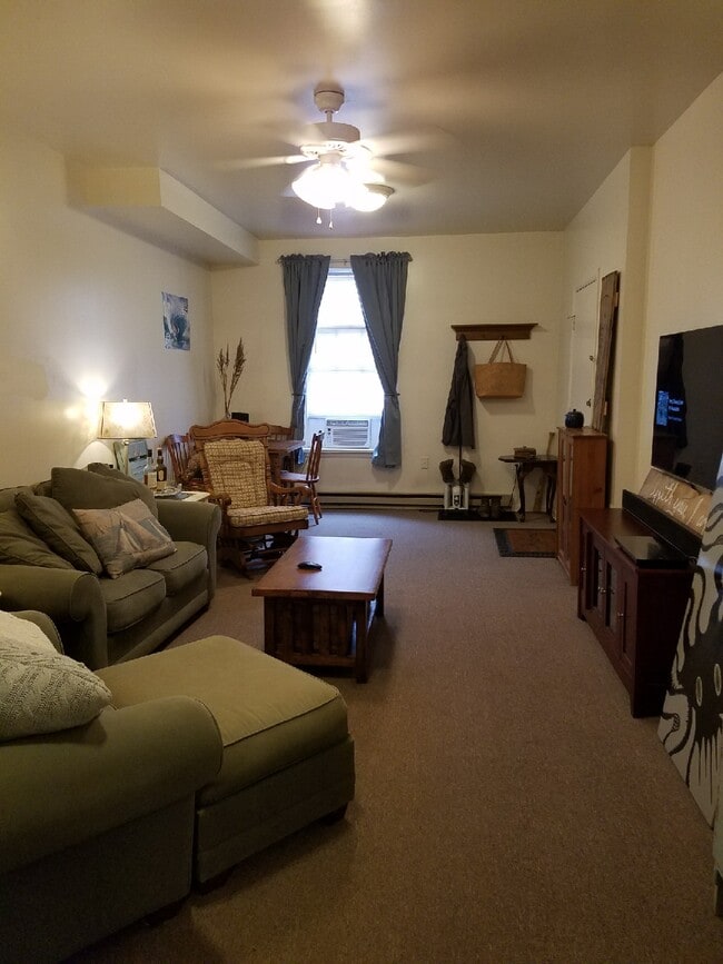 Living/dining room with furniture - 318 East Patrick Street Unit #1