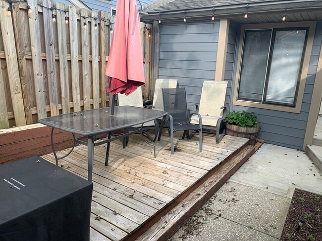 Front entrance deck pov from gate - 197 Sugarwood Ln Unit 197