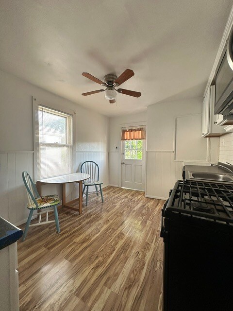 Kitchen facing entrance into apt. - 610 Main St Unit 2